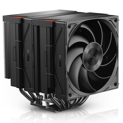 PCCOOLER CPS RZ620 デュアルタワー CPU空冷クーラー、ヒートパイプx6、TDP 275W、アルミ製トップカバー、全高157.5mm、120mm PWM静音ファン(3モード)搭載、Intel