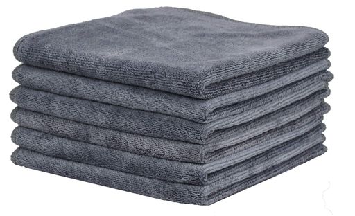 BloomSesameマイクロファイバークロス万能お掃除クロスキッチンふきん30x30cm6枚入