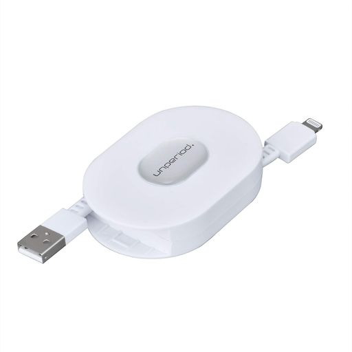 セイワ(SEIWA)車内用品LightningリールケーブルAL356巻き取り式充電ライトニング約1.2mホワイトiPhoneiPadMFi認証データ通信同期2.4A