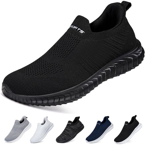 [DOIF]【立ったまま履ける靴】スリッポンスニーカーメンズレディースシューズランニングウォーキングナースシューズ靴上履き運動靴婦人靴トレーニングジョギング室内履きスポーツ紐な…