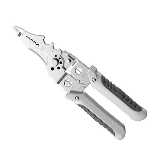 【多機能設計で作業効率アップ】本製品は電線の被覆剥きだけでなく、切断やストリッピングも可能な多機能工具です。さまざまな太さや種類の電線に対応し、電気工事やDIY作業をスムーズに進められます。 【耐久性に優れた高品質素材】強化された鋼製ブレードと耐摩耗性のあるボディを採用しており、長期間の使用にも耐える頑丈な作りです。サビや変形に強く、頻繁な作業でも性能が持続。 【滑り止めハンドルで安全快適】握り部分には滑り止め加工を施し、力が加わる作業でもしっかりとグリップできます。ハンドルの形状は手になじむよう設計されており、疲れにくい使い心地。 【軽量コンパクトで携帯に便利】小型で軽量な設計のため、工具ベルトやポケットに入れて持ち運びが簡単。現場や自宅、外出先での作業にも便利です。 【簡単操作で初心者も安心】調整可能なストリッピングゲージを搭載し、電線の太さに合わせて簡単に設定可能。直感的な操作で誰でも正確に被覆を剥けます。