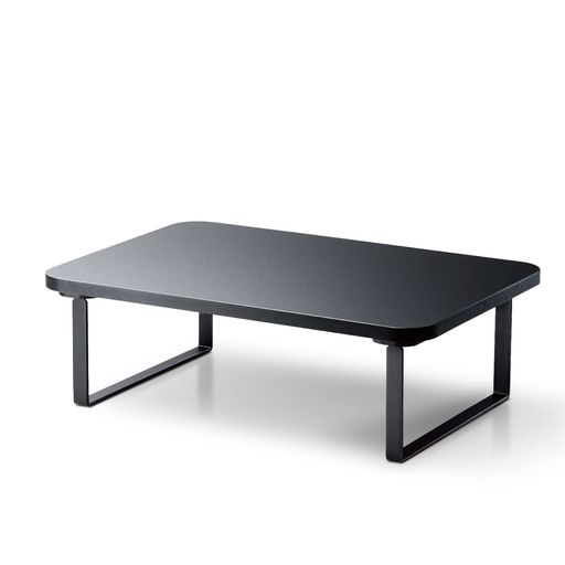 エレコムモニター台モニタースタンドディスプレイ台~27インチディスプレイ高さ12cm耐荷重10kg幅38cmx奥行26cmブラックPCA-DPSW3812BK