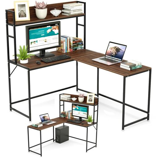 パソコンデスクl字デスク幅150テレ�