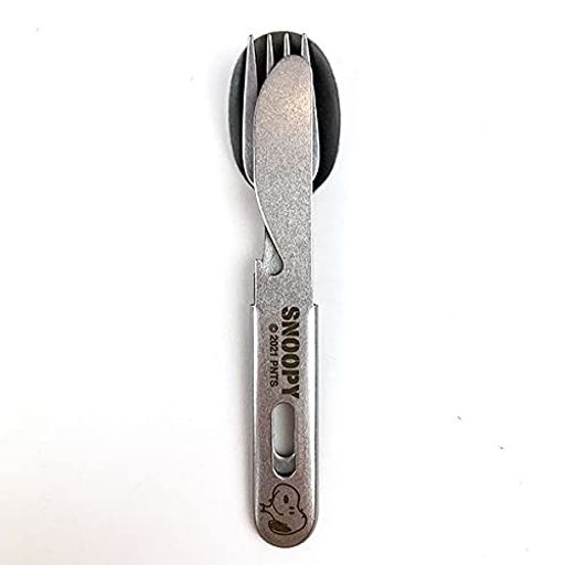 マリモクラフト(Marimocraft)スヌーピーフェイス3in1レジャーカトラリーセットアウトドアキャンプランチ