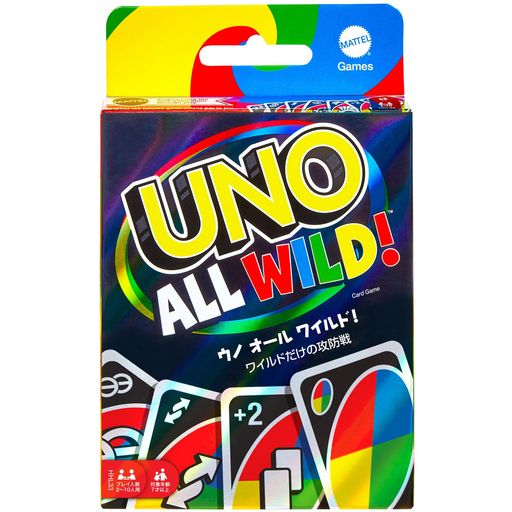 樂天商城 - マテルゲーム(Mattel Game) ウノ(UNO) ウノ オールワイルド カードゲーム パーティーゲーム 2~10人用 7歳から HHL33