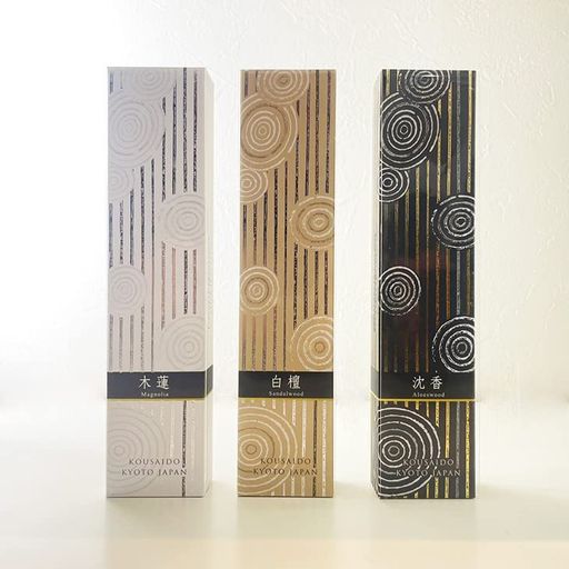香彩堂(こうさいどう)のお香百楽香定番3セット人気白檀沈香木蓮