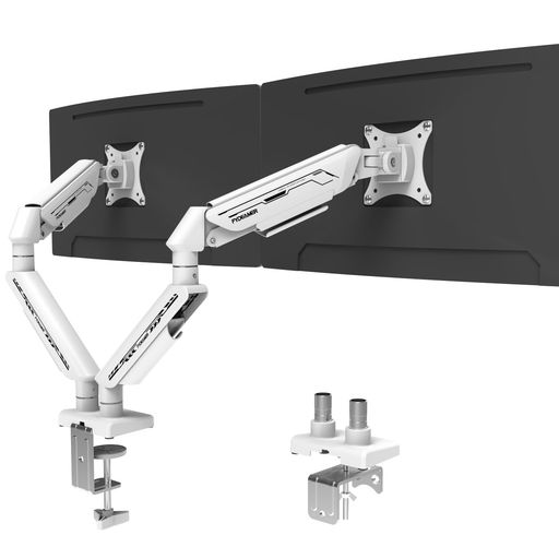 Fydeamerデュアルモニターアーム2画面17-35インチ対応PC湾曲モニター対応液晶ディスプレイアームゲーミ..