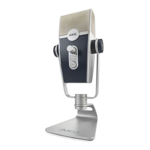 AKG LYRA C44 USB コンデンサーマイク iOS Android Mac Windows PC用 Blucoil Pop Filter Windscreen 3-FT USB 2.0 Type-A 延長ケーブル