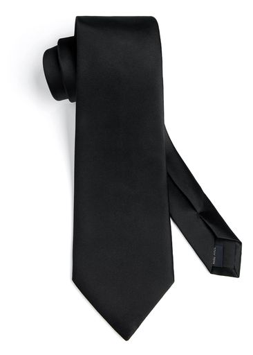 [HISDERN]ネクタイ黒フォーマルメンズ冠婚葬祭黒ネクタイ無地葬式葬儀お通夜法事ブラックブランド葬礼弔事