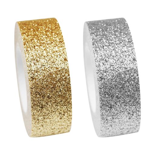 ナルアイナグリッターテープキラキラテープ2巻マスキングテープDIY道具アクセサリー手作り用ギフト包装..