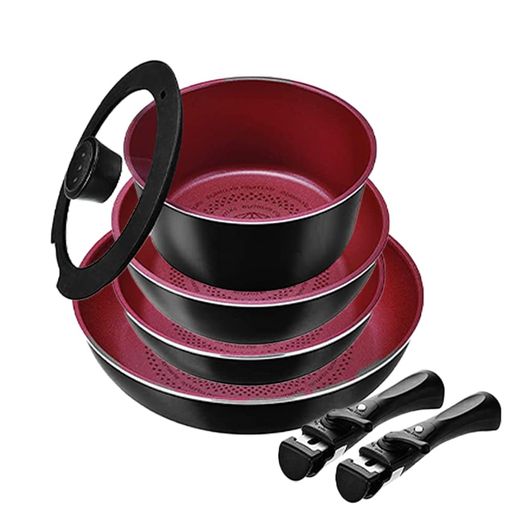 樂天商城 - パール金属 鍋 クックウェア 7点セット A IH対応 ダイヤモンドコート クックサイン HB-5623
