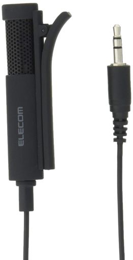 Usb Storage Media - エレコムコンデンサーマイク3.5mm接続パソコンマイククリップ付1.6mHS-MC06BK