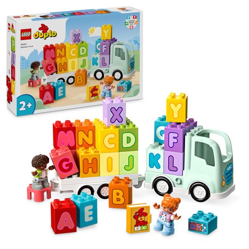 Training Toys - レゴ(LEGO)デュプロデュプロのまちアルファベットトラックおもちゃ玩具誕生日プレゼントブロック知育男の子女の子子供1歳半2歳4歳幼児乗り物車ミニカーお人形ドール10421