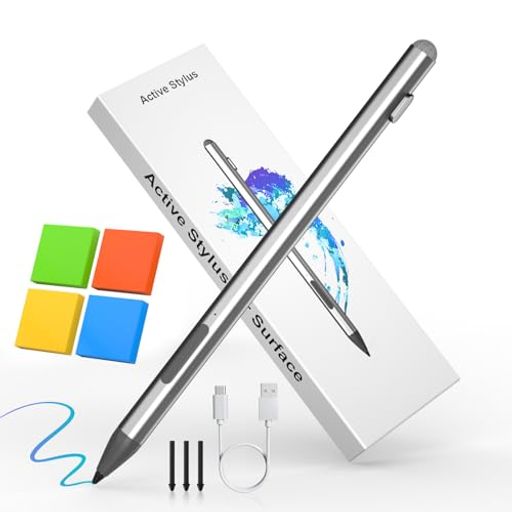 SurfaceペンSurface用タッチペン筆圧感知/磁気吸着機能/超高感度パームリジェクション機能/右クリック/消しゴム/自動オフ/Type-C高速充電windowsタッチペンSurfacePro