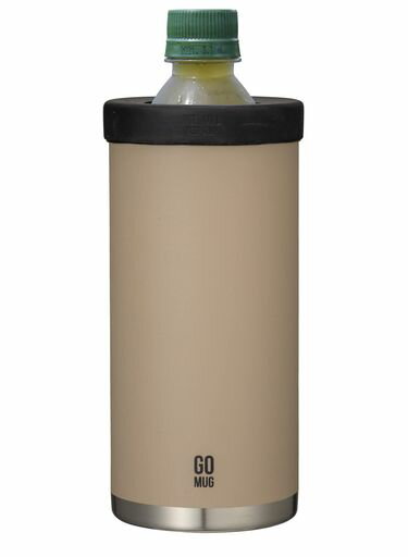 シービージャパン ペットボトルホルダー ライトベージュ 500ML [ステンレス 真空断熱 2層構造] 500MLボトル飲料 BOT GOMUG(3)