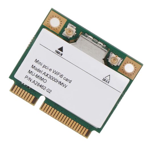 材質:PCB材質、耐久性、堅牢性と安定性、操作が簡単で安定した接続で作られています。 3000Mbps 高速: 最大 3000Mbps の伝送速度で、ギガビットのダウンロード速度を実現し、自宅、職場、外出先での接続体験を大幅に向上させます。 サポート: Wifi カード 2.4Ghz 5Ghz (160Mhz) 周波数と 802.11ax/ac ワイヤレス プロトコルをサポートします。 強力な互換性: サポート: 10 64 ビット、Linux、、、、、ISUS、、Clevo、Terransforce、Hasee など、、Thinkpad、、 ノートパソコンはサポートされていません。 インストールが簡単:ワイヤレスネットワークカードは、インストールと取り外しが簡単で、シンプルで便利なプラグアンドプレイです。