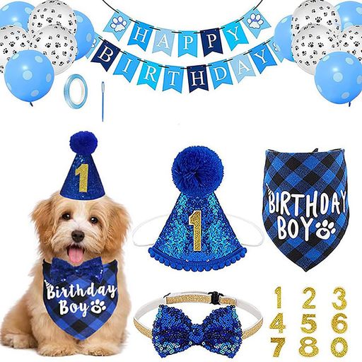 0 【内容物】帽子+猫 犬用バンダナ+バースデー飾り+0~9の数字。大切なペットの誕生日に可愛く飾り付けできるペット用誕生日セットです。 【上質な素材】ペットタオルは柔らかいポリエステル綿素材で作られています。キャップは形が崩れにくい生地で製造されています。 【調節可能】帽子と蝶ネクタイのサイズは調整可能で、犬にも猫にも適しています。 【数字付き】ペットグッズには、0から9までの数字が9つ含まれており、ペットの年齢に関係なく使用でき、年々数字を変更して再利用することができます。 【パーフェクトパーティーデコレーション】誕生日パーティー用品は、ペットの誕生日パーティーやテーマパーティー、コスチュームパーティー、ハロウィン、その他のお祝いに最適です。あなたとペットに特別な思い出を残すためにおすすめです。