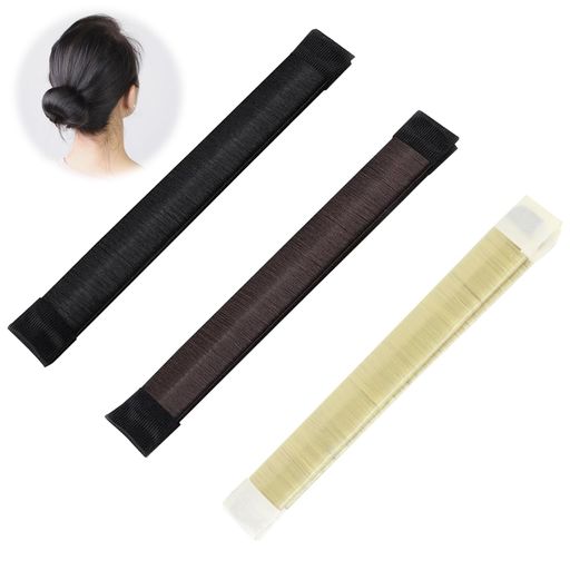 PAVIKEお団子ヘアアレンジ(3個セット)簡単ヘアアレンジお団子ヘアメーカーお団子グッズお団子スポンジ..