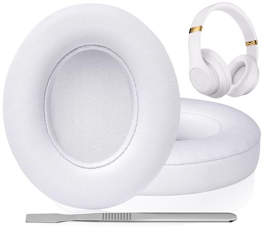 イヤーパッド交換用ヘッドホンパッドイヤークッションStudio2.0B0500/B0501&Studio3.0対応(Silver)