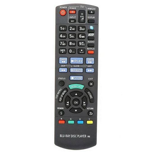 交換用N2QAYB000574リモコン。パナソニックのブルーレイディスクプレーヤー用。 モデルを知るのに適しています:DMP-BDT210DMP-BDT110DMP-BDT215DMP-BDT310DMPBDT210DMPBDT110DMPBDT215DMPBDT310 すぐに使用でき、プログラミング不要。リモコンはバッテリーを取り付けると機能します。 操作が簡単で、欠陥のあるリモコンや紛失したリモコンの交換に最適です。 このリモコンには12ヶ月の保証が付いています。モデルが見つからない場合や不明な場合は、お気軽にお問い合わせください。正しいリモコンの選択をお手伝いします。