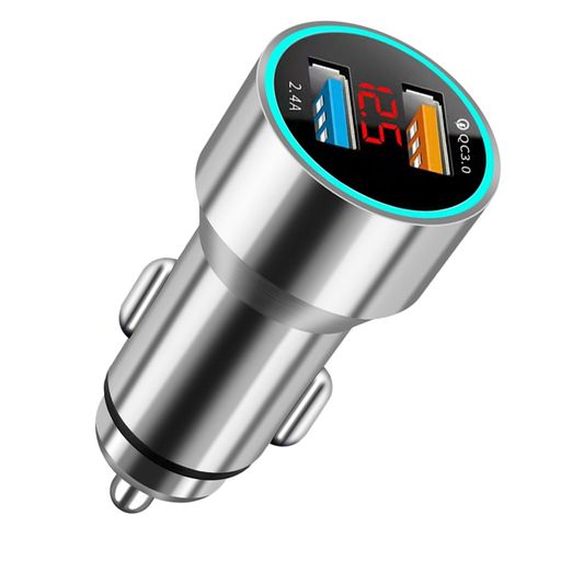 BELIYOシガーソケットusb車電圧計金属