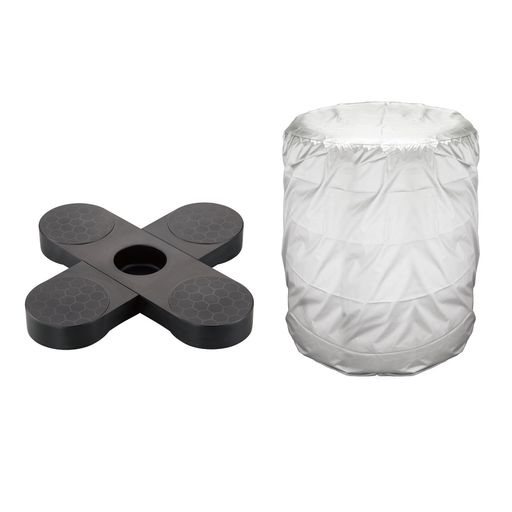 【タイヤパレット&タイヤ収納カバーMセット】Belca(ベルカ)すのこタイヤパレット幅70x奥行70x高さ7cmブラックタイヤ収納タイヤ保管平置き野外湿気防止+タイヤ収納カバーMサイズ厚織オック…