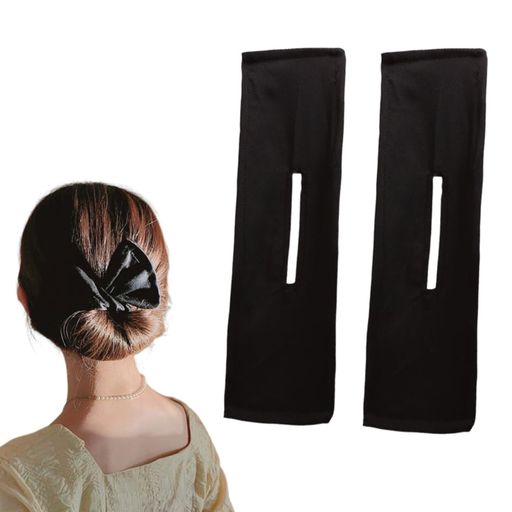 ISHRお団子ヘアメーカー2個セットヘアアレンジお団子ヘアアレンジ髪飾り使いやすいグッズファッション..