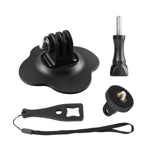 JINGCHENdjiosmoaction5pro用アクションカメラマウントキットヘルメットマウントgopro粘着マウントinsta360アクションカメラマウント三脚アダプターつまみネジ接着バックル
