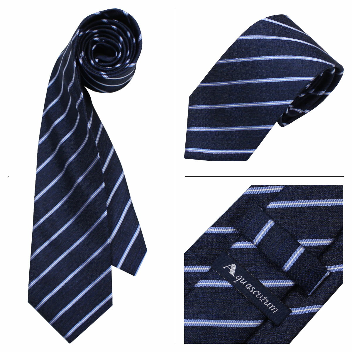 AQUASCUTUM アクアスキュータム ネクタイ イタリア製 シルク ビジネス 結婚式 メンズ [予約 11月中旬 追加入荷予定]