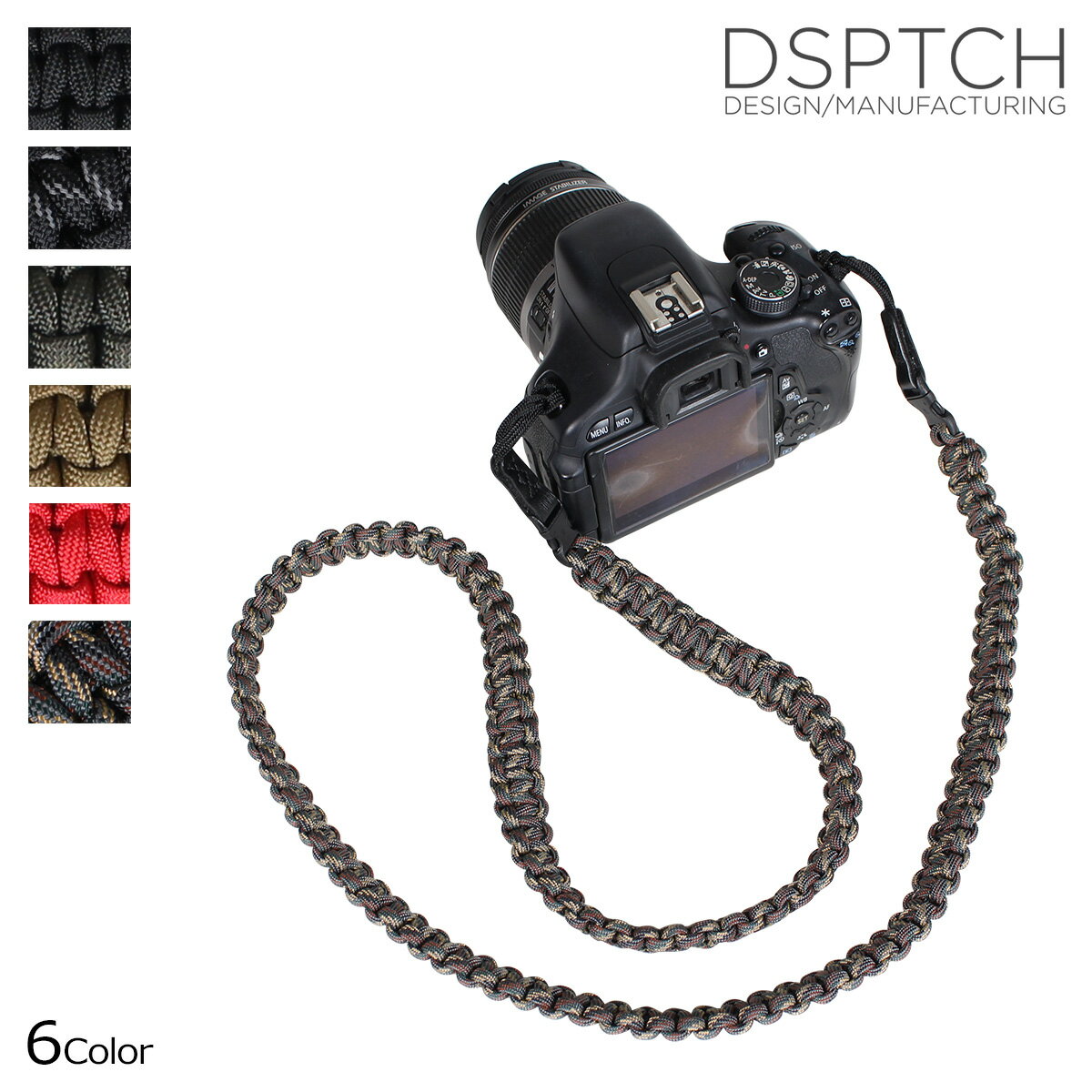 DSPTCH ディスパッチ カメラストラップ 一眼レフ 斜め掛け BRAIDED CAMERA SLING STRAP 37 メンズ レディース SRP-BS