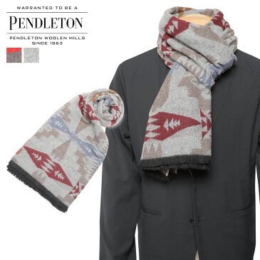 【最大1000円OFFクーポン】 PENDLETON ペンドルトン マフラー メンズ レディース 大判 ウール OVERSIZED WRAP チャコール グレー GS757