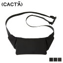  CACTA カクタ バッグ ショルダーバッグ ウエストバッグ メンズ レディース COLON TRAVELERS FUNNYBAG ブラック グレー 黒 1007