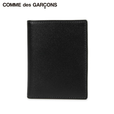 COMME des GARCONS コムデギャルソン 財布 二つ折り メンズ レディース 本革 CLASSIC WALLET ブラック 黒 SA0641