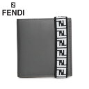 フェンディ 【最大1000円OFFクーポン配布中】 FENDI フェンディ 財布 二つ折り メンズ BI-FOLD WALLET グレー 7M0277 A8VC