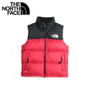 ザ・ノース・フェイス ダウンベスト レディース 【最大1000円OFFクーポン配布中】 THE NORTH FACE ノースフェイス レトロ ヌプシ ダウンベスト ベスト レディース WOMENS 1996 RETRO NUPTSE VEST 2 レッド NF0A3XEP