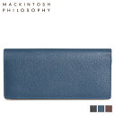 MACKINTOSH PHILOSOPHY マッキントッシュ フィロソフィー 財布 長財布 メンズ ラウンドファスナー 本革 LONG WALLET ブラック ネイビー チョコ 黒 MAP712015