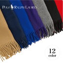 【最大1000円OFFクーポン配布中】 POLO RALPH LAUREN ポロ ラルフローレン マフラー メンズ レディース ウール RECYCLED WOOL MUFFLER PC0476