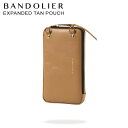 バンドリヤー BANDOLIER ポーチ スマホ 携帯 レディース EXPANDED TAN POUCH キャメル 21oli