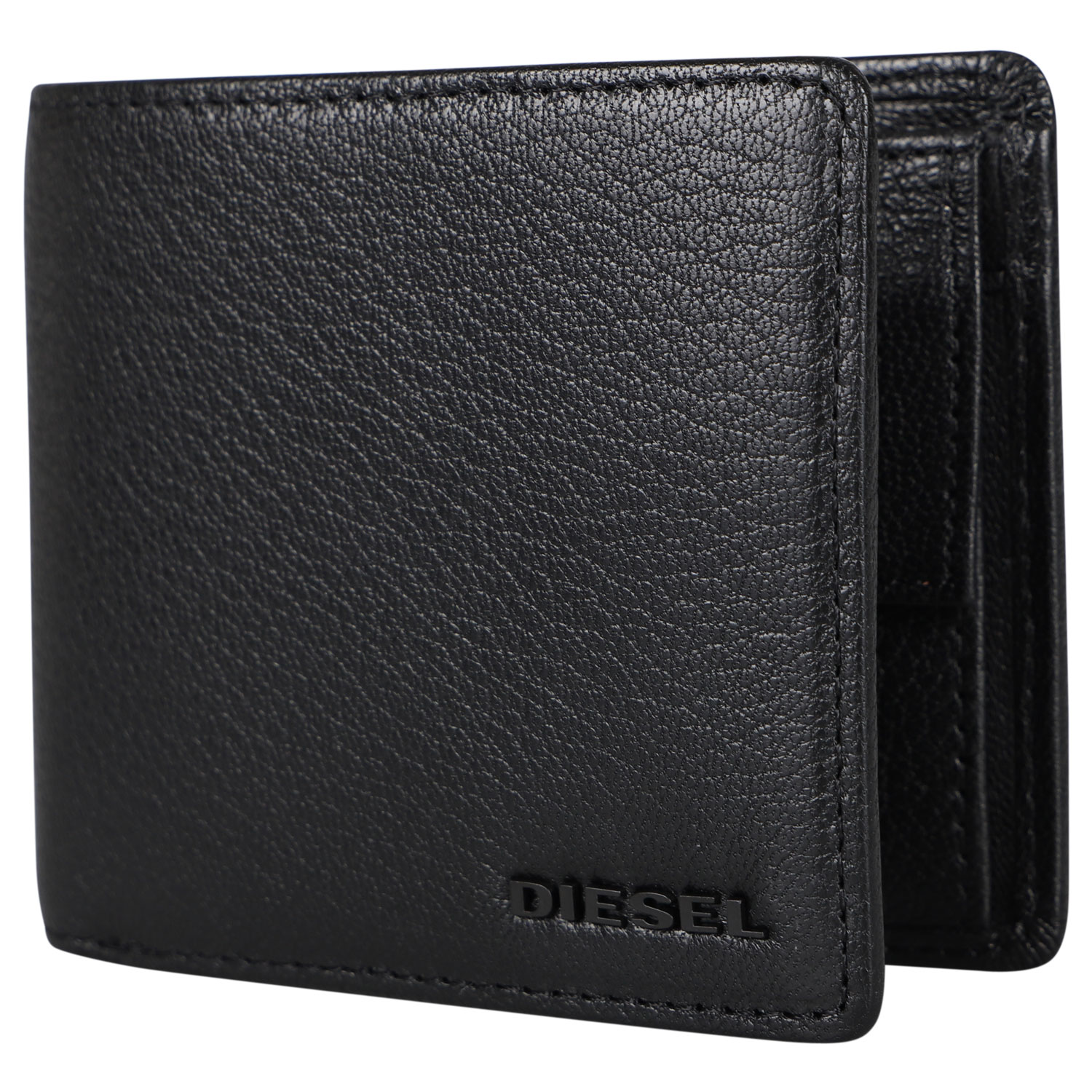 DIESEL ディーゼル 財布 二つ折り メンズ HIRESH S ブラック 黒 X06627-P0396