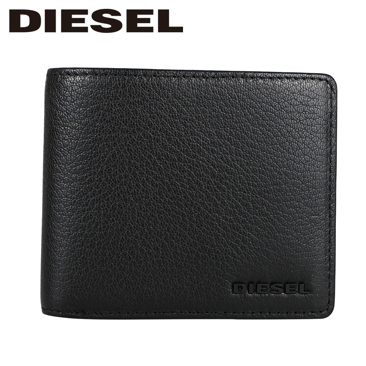 DIESEL ディーゼル 財布 二つ折り メンズ HIRESH S ブラック 黒 X06627-P0396