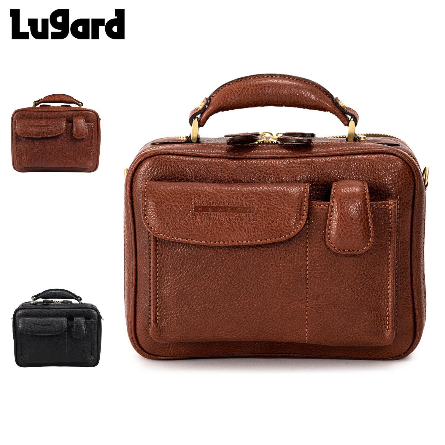 Rakuten - Lugard ラガード ネヴァダ バッグ ショルダーバッグ メンズ 2way 青木鞄 NEVADA ブラウン 5076