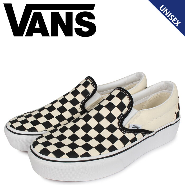 【最大1000円OFFクーポン】 ヴァンズ VANS スリッポン クラシック スニーカー メンズ レディース バンズ 厚底 CLASSIC SLIP-ON PLATFORM ホワイト 白 VN00018EBWW