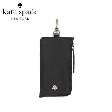 kate spade ケイトスペード パスケース カードケース ID 定期入れ 財布 ミニ財布 レディース JAE CARD CASE LANYARD ブラック 黒 WLRU5927