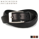 yő1000~OFFN[|zzz MACKINTOSH PHILOSOPHY }bLgbV tB\tB[ xg U[xg Y {v obN LEATHER BELT ubN uE `R  MAP-808013