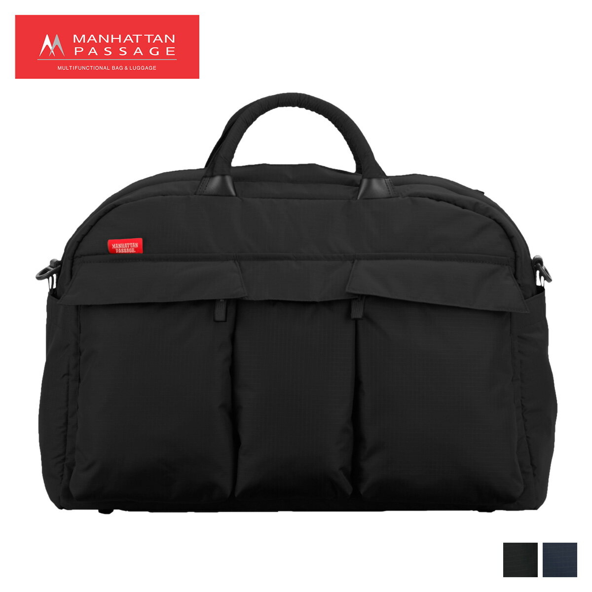 MANHATTAN PASSAGE マンハッタンパッセージ バッグ ショルダーバッグ ビジネスバッグ ブリーフケース メンズ 30L WEEKENDER ブラック ネイビー 黒 2244