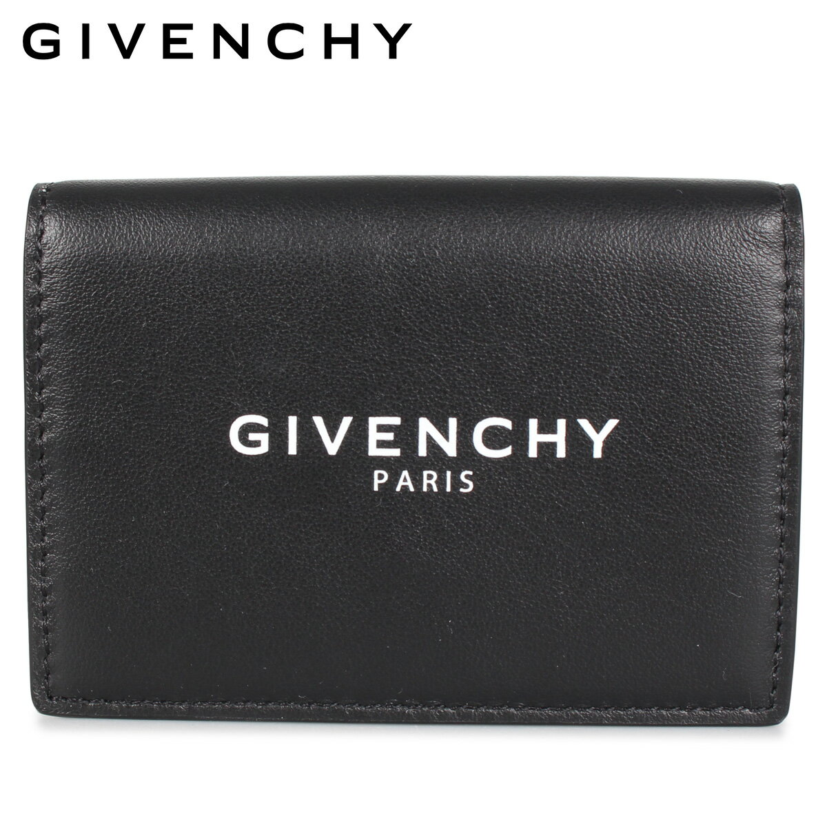 GIVENCHY - GIVENCHY ロゴ 二つ折り財布（小銭入れあり） レザー