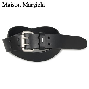 MAISON MARGIELA メゾンマルジェラ ベルト レザーベルト メンズ レディース BELT ブラック 黒 S55TP0119-T8013