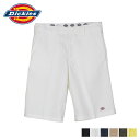 【最大1000円OFFクーポン配布中】 Dickies ディッキーズ ハーフパンツ ショートパンツ メンズ 13 INCH POCKET WORK SHORTS ブラック ホワイト ネイビー ベージュ オリーブ イエロー 黒 白 DK006825