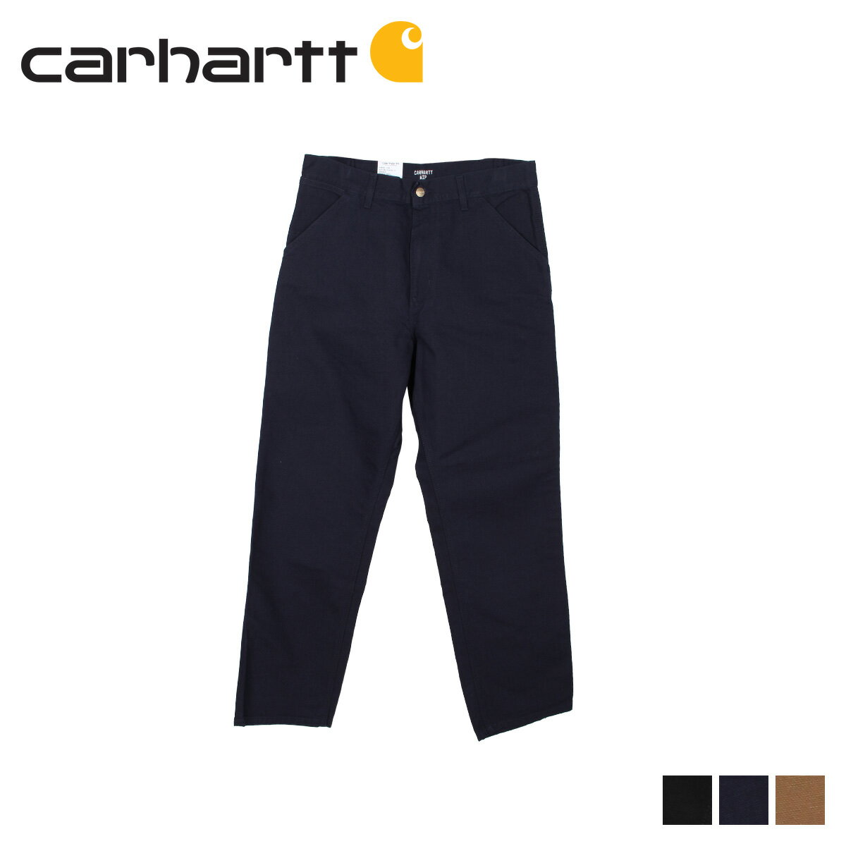 carhartt WIP カーハート パンツ ワークパンツ ペインターパンツ メンズ SINGLE KNEE PANT ブラック ネイビー ブラウン 黒 I026463