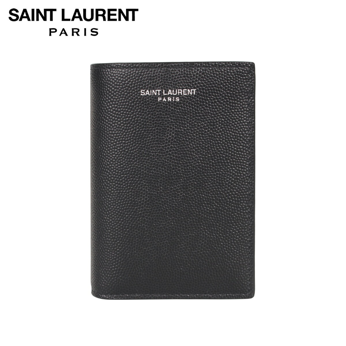 サンローラン 二つ折り財布 メンズ SAINT LAURENT PARIS サンローラン パリ 財布 二つ折り メンズ CARD WALLET ブラック 黒 607051BTY0N